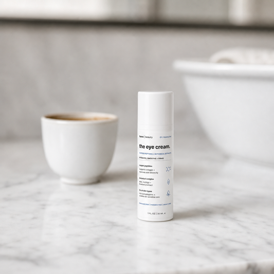 the eye cream.
