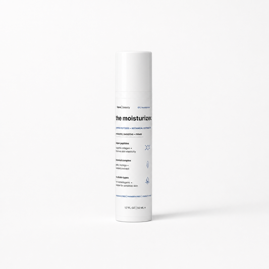 the moisturizer.